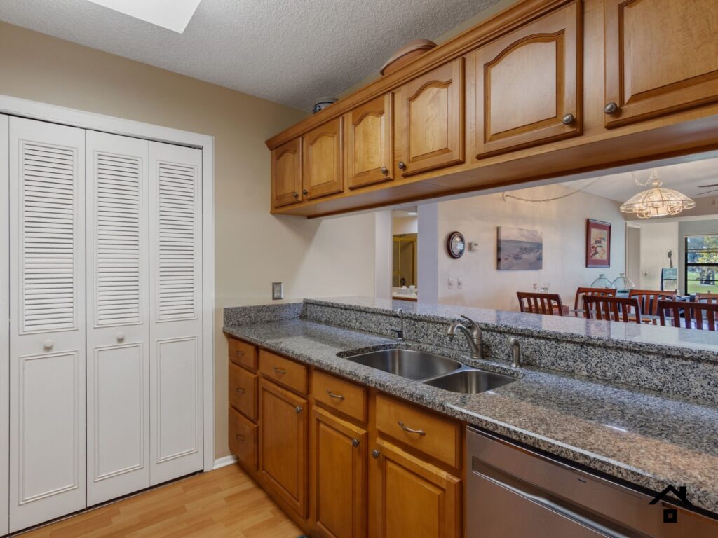Interior of a Vista Plantation condo in Vero Beach Florida